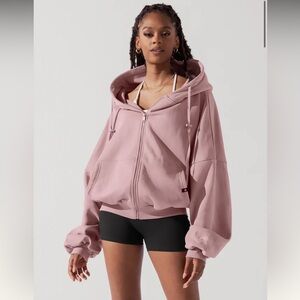 SOLD OUT NEW Popflex Zip Cloud Hoodie - Blush size S M